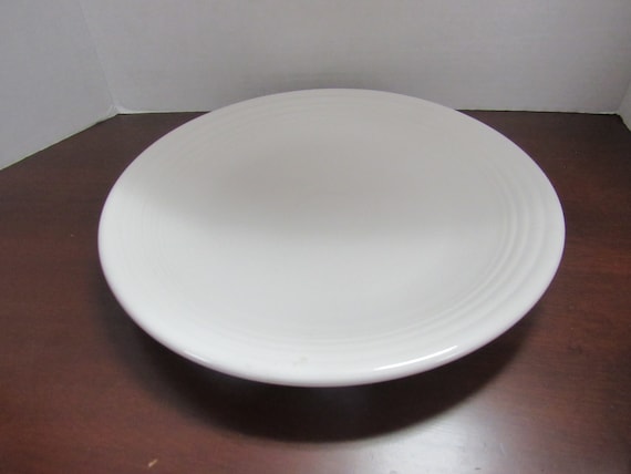 White Fiesta Round Chop Plate Serving Platter