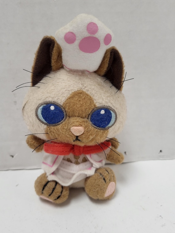 Monster Hunter Cat Keychain