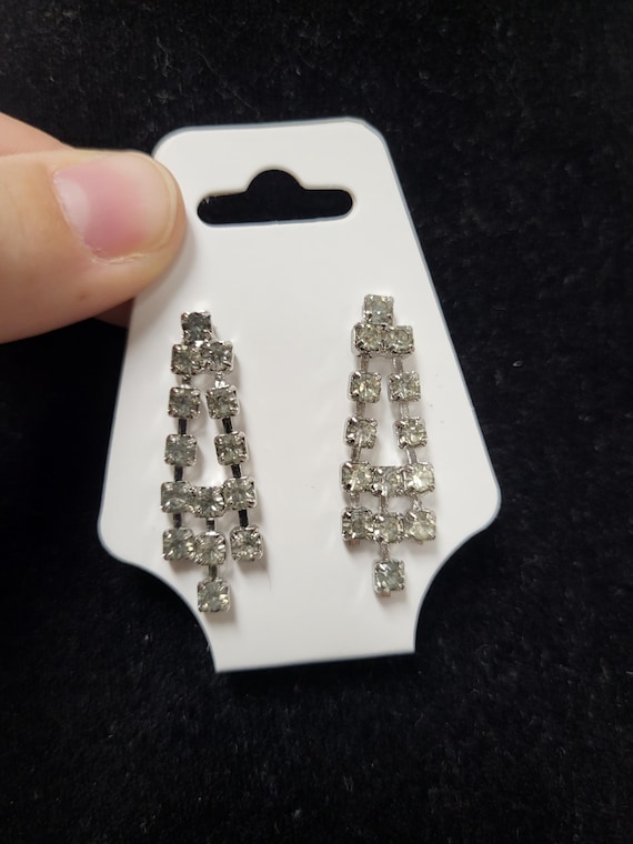 Rhinestone Dangle Earrings
