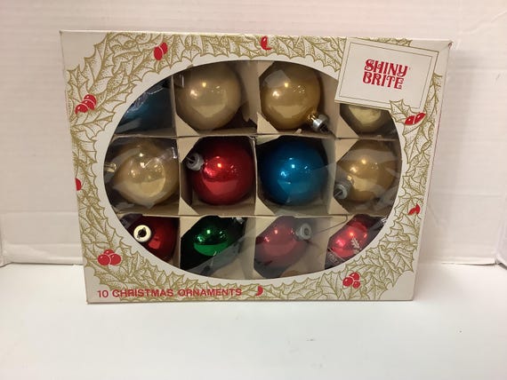 Shiny Brite Ornaments