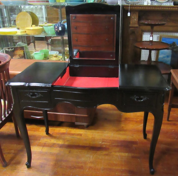 Drexel Vanity painted black