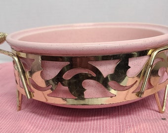 Bauer speckled pink casserole