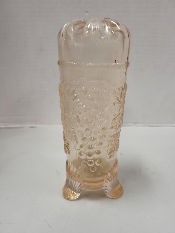 Pink Glass Hat Pin Holder