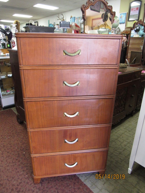 Mid Century narrow dresser