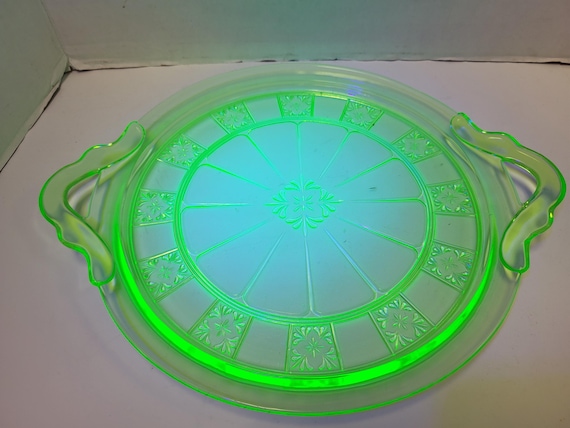 Jeanette Uranium Serving Tray