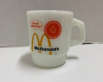 Taza de McDonald's con el logotipo de Anchor Hocking