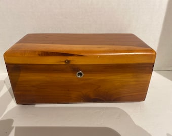 Miniature Lane cedar chest jewelry box