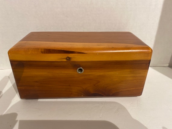 Miniature Lane cedar chest jewelry box