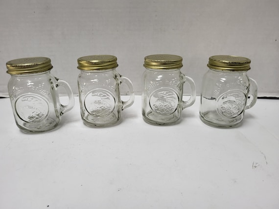 Golden Harvest Glass Shakers