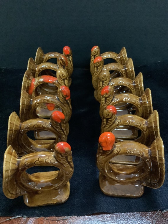 Turkey Napkin Holders Set of 6