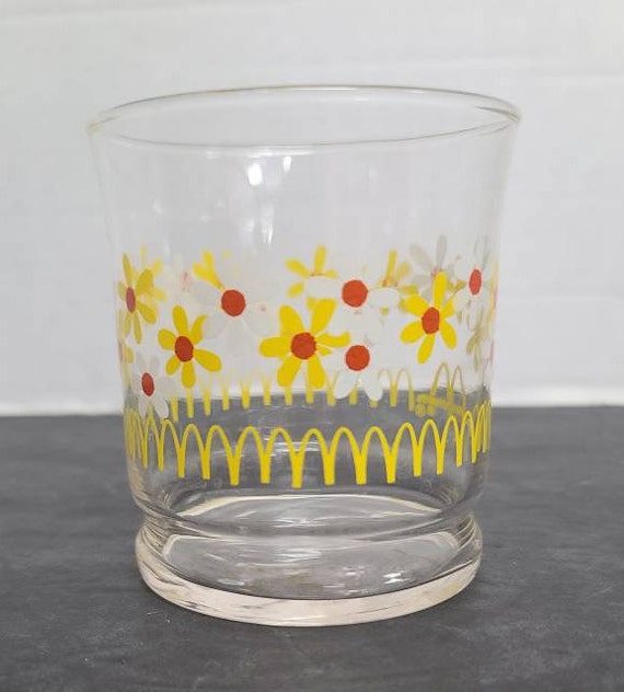 McDonalds Daisy Juice Glass