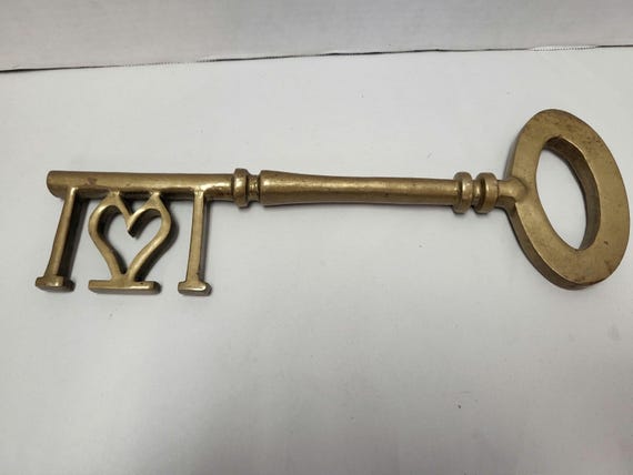 Large Brass Key