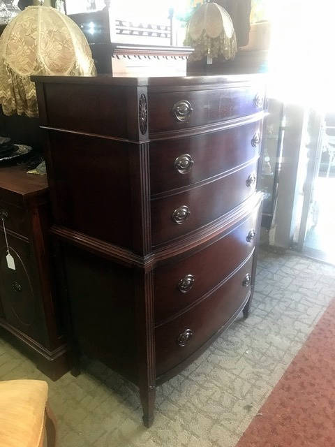 Drexel Mahogany Dresser Tallboy