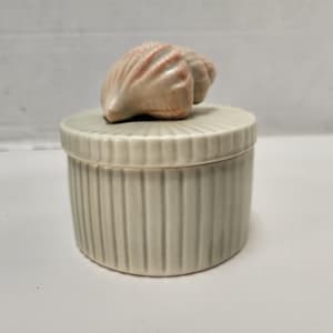 Fitz and Floyd Ceramic Shell Box - Etsy