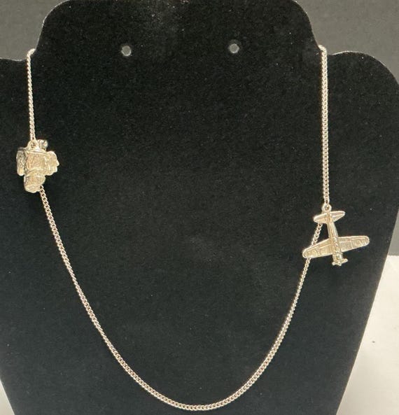 Plane + Godzilla collar pins