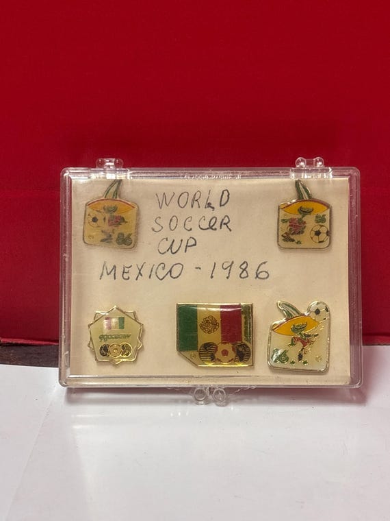World Cup Mexico 1986 Enamel Pins