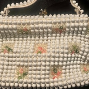 Vintage Perlen Handtasche