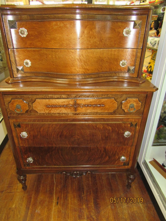 Burl Walnut Dresser