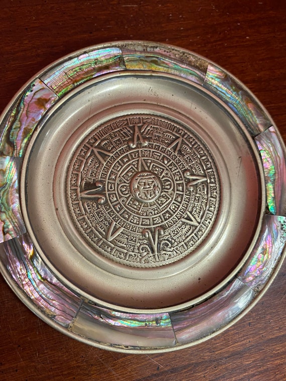 Aztec Calendar Decorative Plate