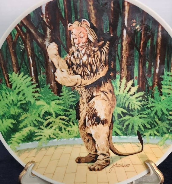 Wizard of Oz Plate Cowardly Lion