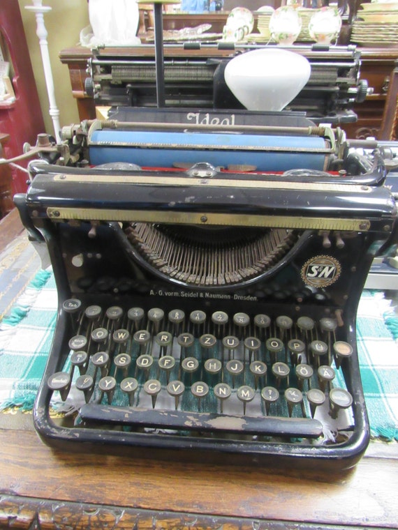 Black Ideal Typewriter