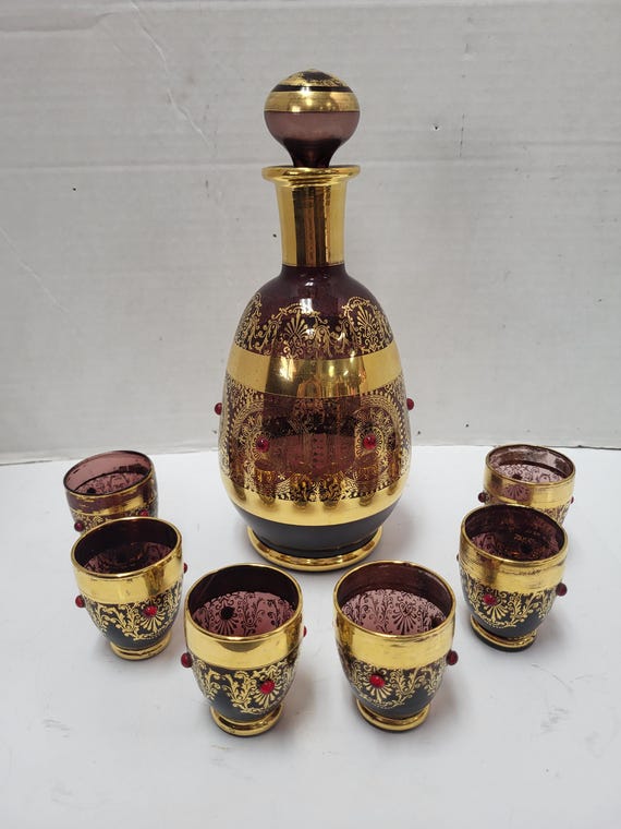 Guided Amethyst Decanter
