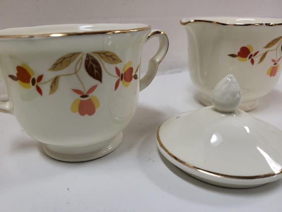 Hall Autumn Cream & Sugar