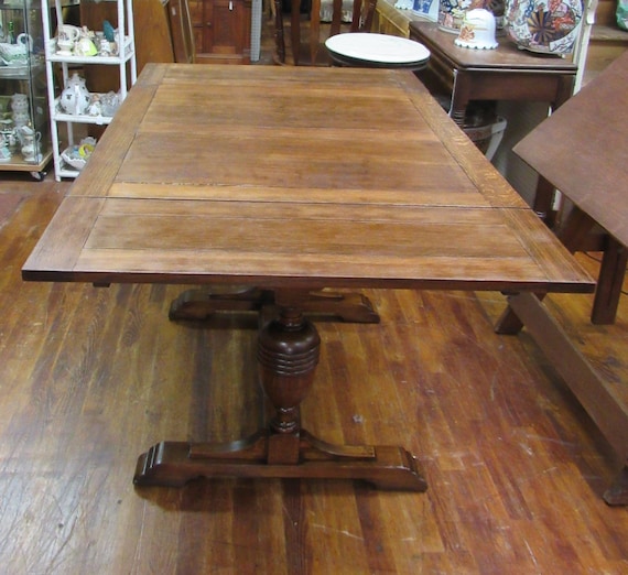 English Oak Pub Table