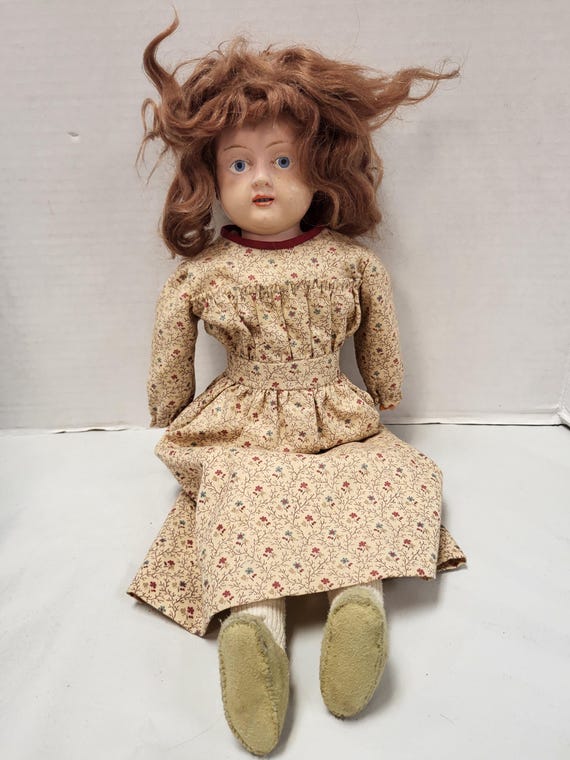 Hollow Brass Dolls Head