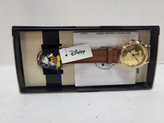 Gold Mickey Mouse Watch