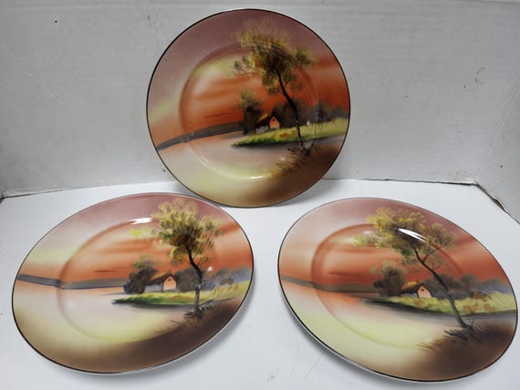 Noritake Hand Painted Plates