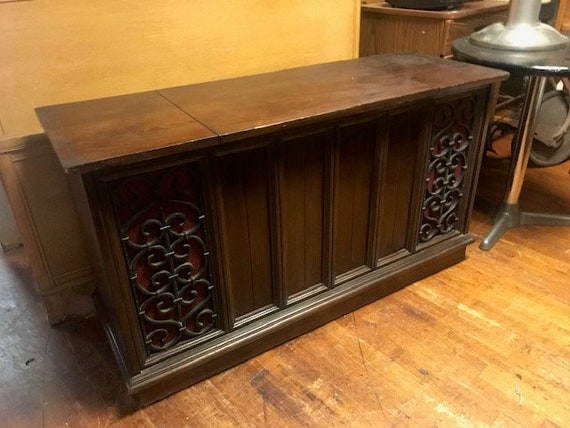 Stereo console record player