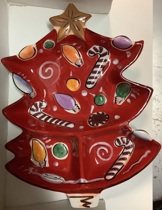 Christmas Tree Divided Dish