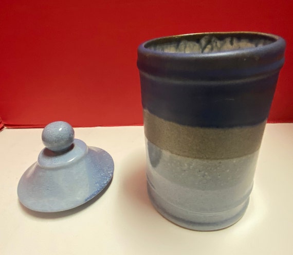 Stoneware Lidded Jar