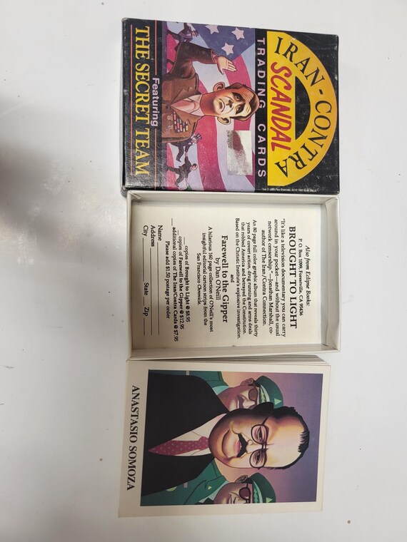 Iran Contra Scandal Cards