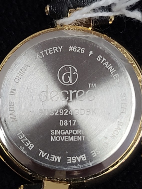 Decree Singapore movement wristwatch Gem