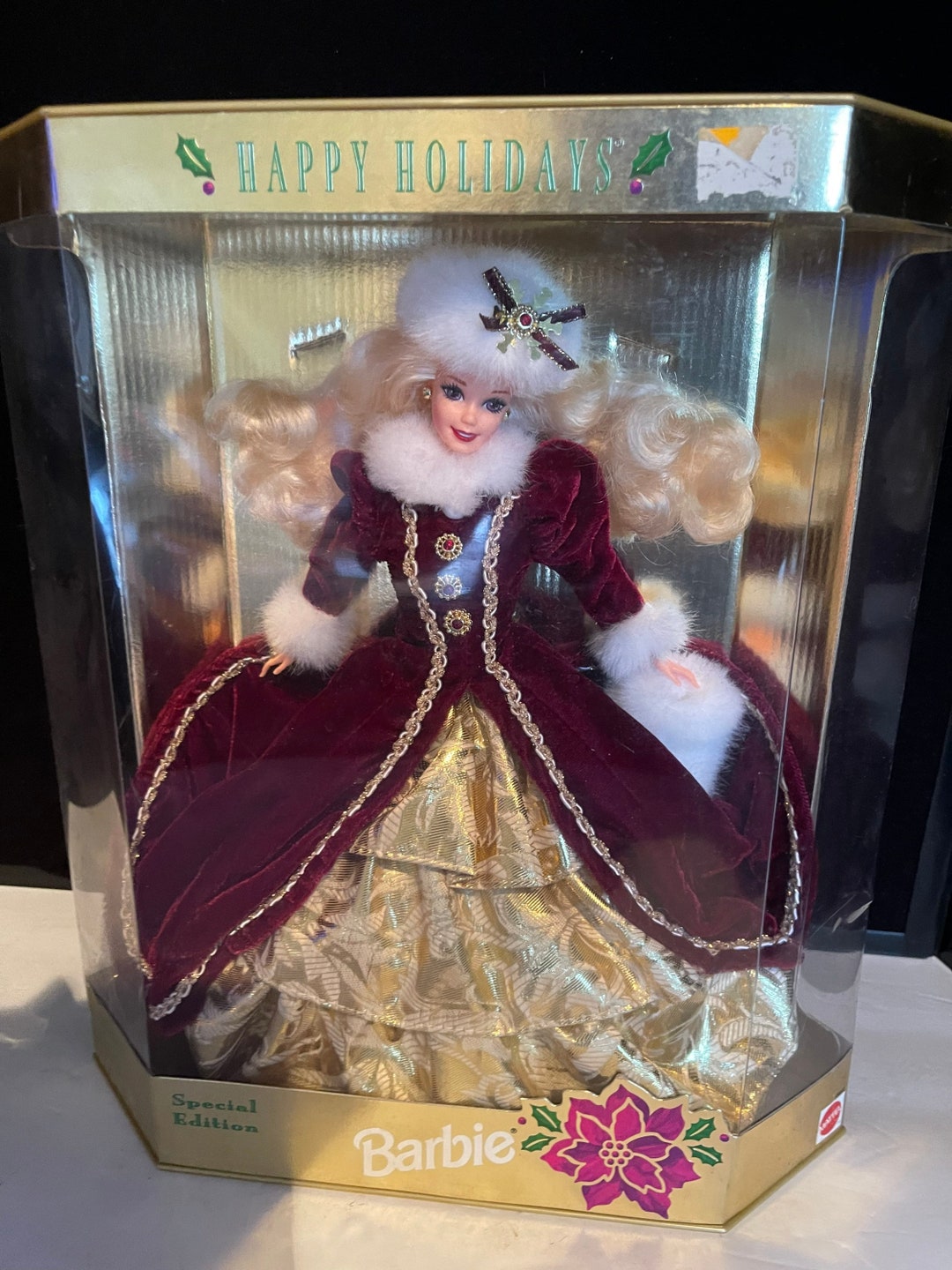 Happy Holidays Barbie MIB - Etsy