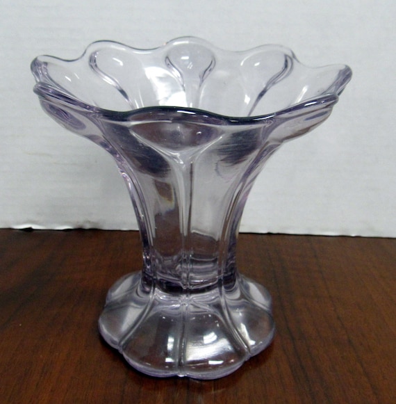 Lavender Glass Vase