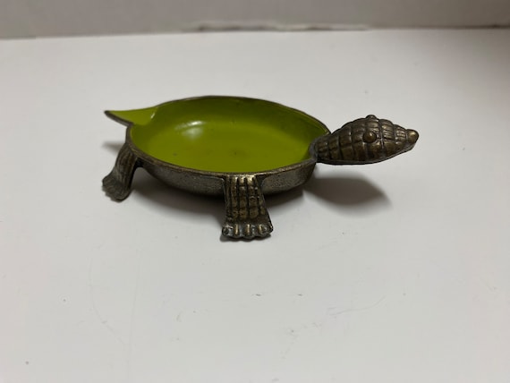 Brass Turtle Ashtray