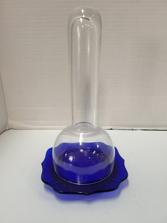 Bell Jar w/ Blue Dish