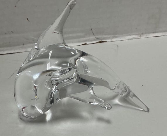 Hand blown Dolphin figurine
