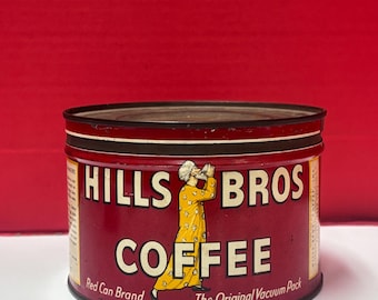Hills Bros Coffee Tin