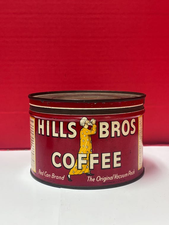 Hills Bros Coffee Tin