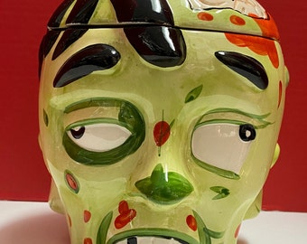 Zombie Head Cookie Jar