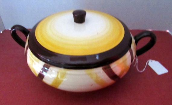 Vernon Kilns Organdie Covered Casserole dish