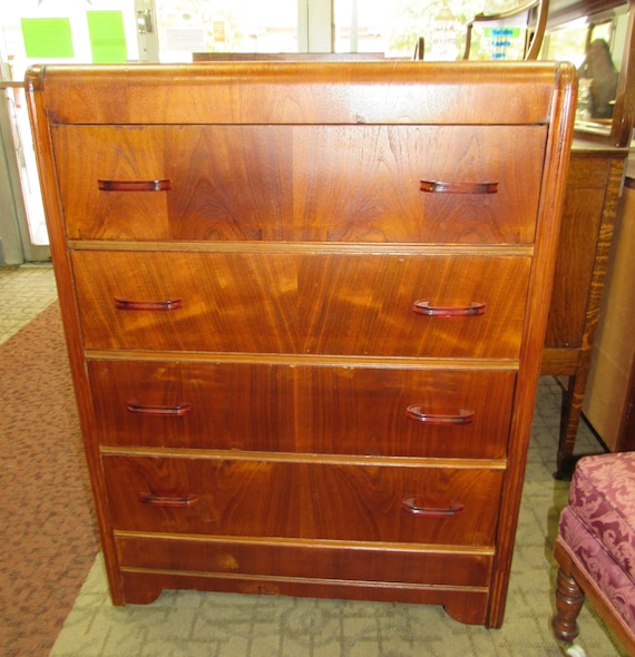 Art Deco Waterfall Dresser