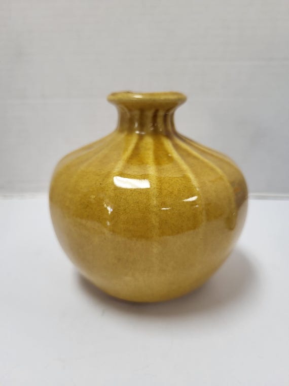 Yellow MCM Vase