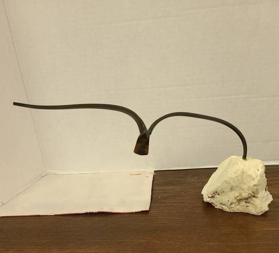 Copper Seagull Sculpture
