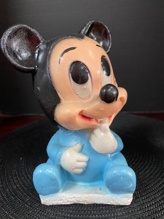 Baby Mickey Mouse Chalkware Coin Bank