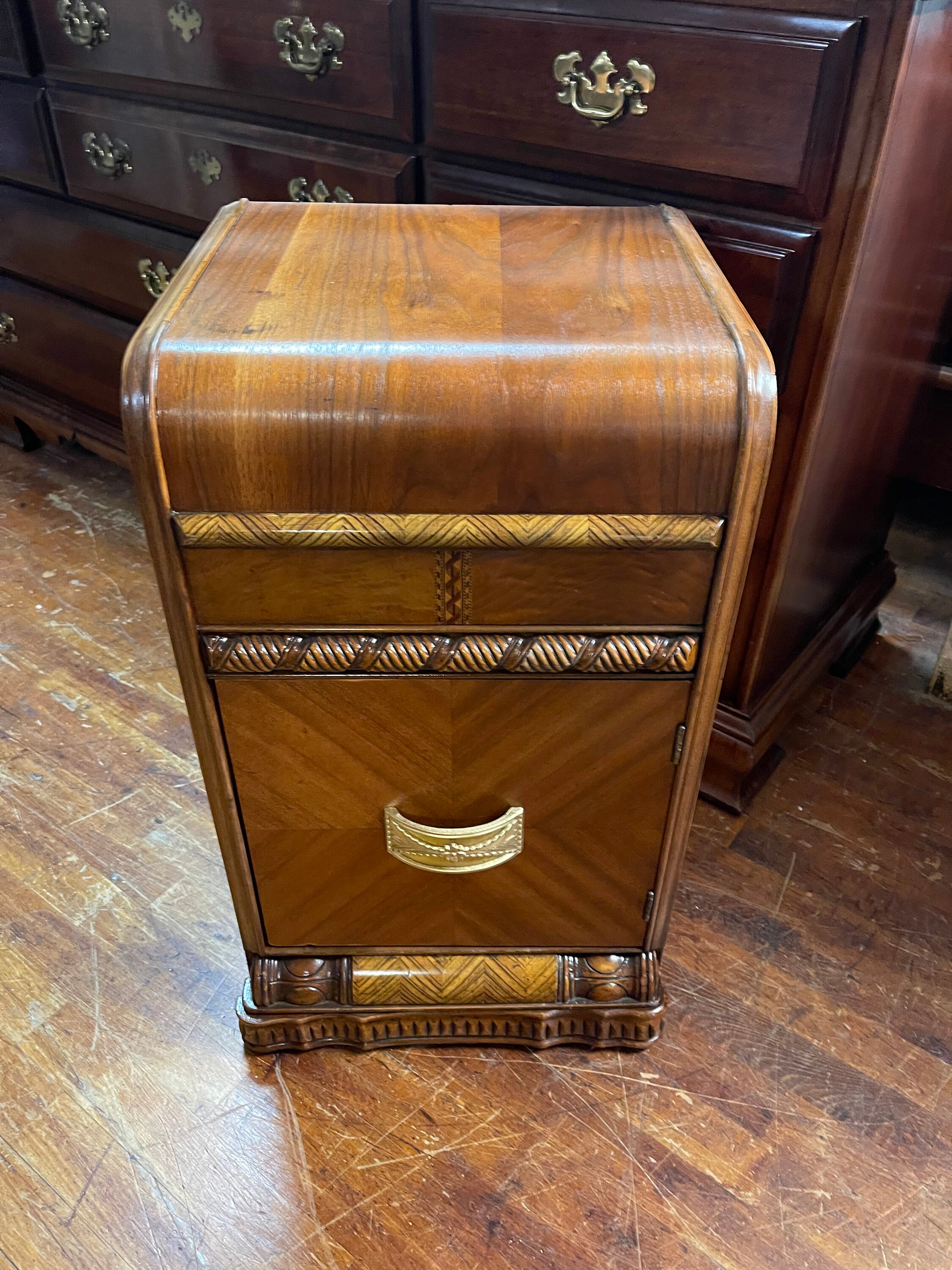 Art Deco Waterfall nightstand